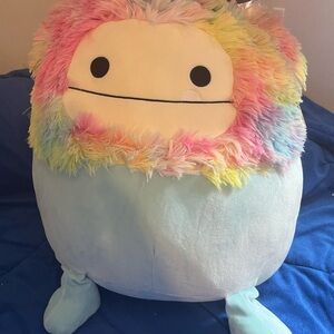 Squishmallows Pastel Rainbow and Blue Stuffed Animal zozo Bigfoot
